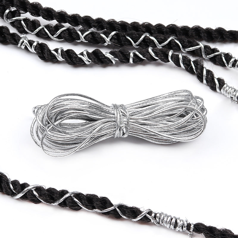 METALLIC STRING FOR BRAIDS