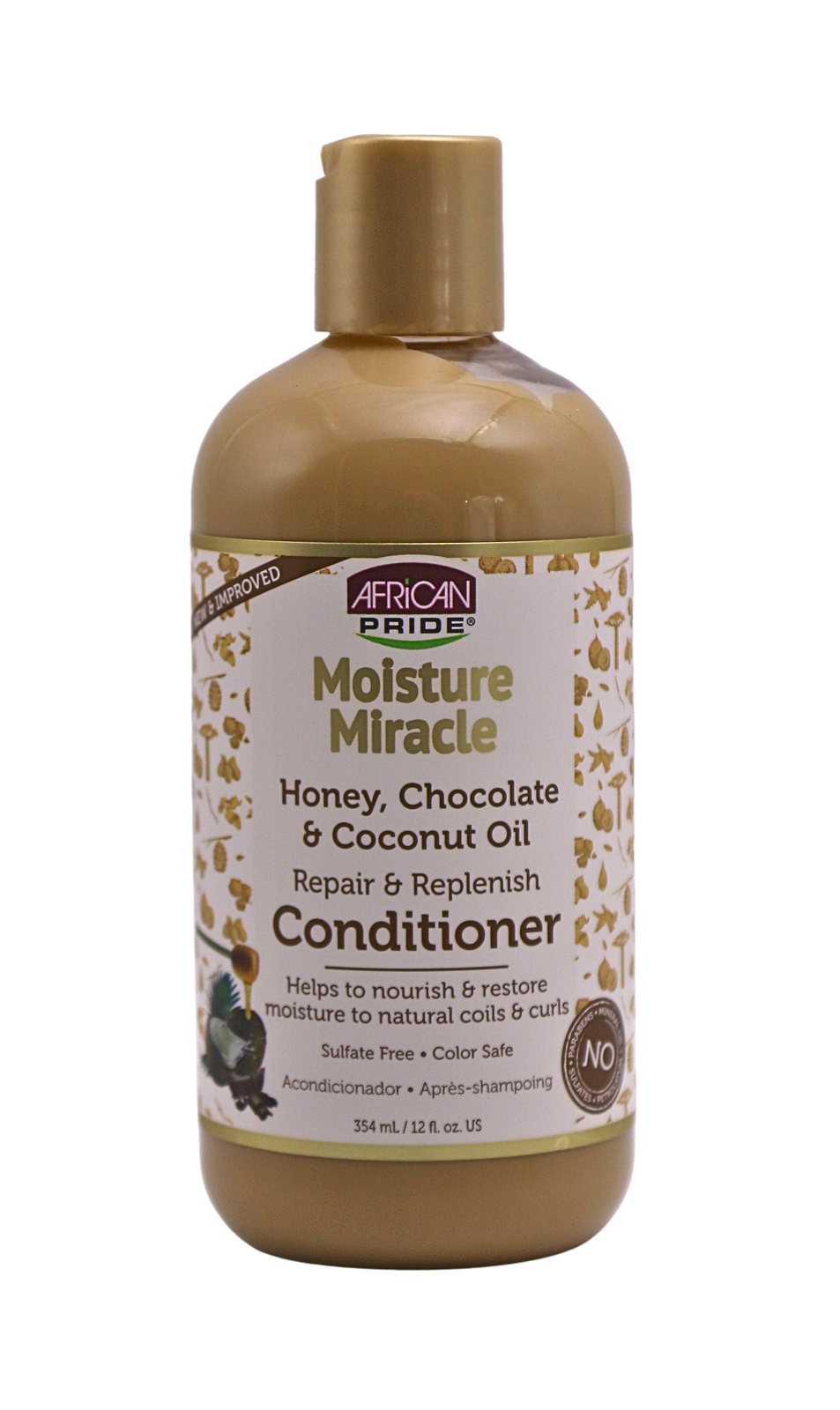 Moisture Miracle Honey, Chocolate & Coconut Oil  REPAIR & REPLENISH CONDITIONER