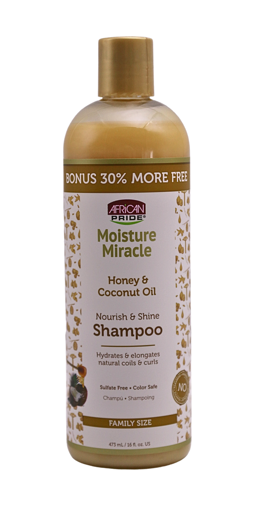 Moisture Miracle Honey & Coconut Oil Nourish & Shine  SHAMPOO (BONUS SIZE)